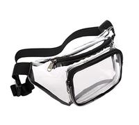 VALICLUD Running Bag PVC Compact and Practical for Outdoor Activities Tote Bag Zipper Sports Accessories