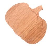 VALICLUD Rustic Pumpkin Shaped Oak Cutting Board for Food Prep and Serving Small Wooden Cheese Platter with Slip Resistant Surface Compact Autumn for Halloween and Thanksgiving Kitchens