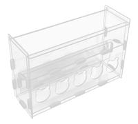 VALICLUD Rutin Chicken Feeder and Water Holder 5-Hole Large Dual-Layer Feeding Box for Chicks Quail Poultry with Multi-Use Water Dispenser Suitable for Breeding and Raising