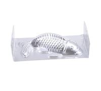 VALICLUD Safe Aluminum Pattern Carp Cake Mold Portable Small Capacity Baking Pan with Smooth Polished Surface and Handle for Creative Rice Cake and Biscuit Baking Kitchen
