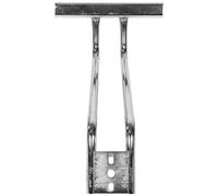 VALICLUD Salon Chair Foot Rest Pedal for Barber Chair, Metal Ergonomic Design with Secure Attachment, Silver Footrest Replacement for Comfortable Use in Barber Shop