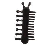 VALICLUD Sandalwood Wide Tooth Comb Multi-Functional Wooden Scalp Massager Ergonomic Grip Hair Brush for Wet Dry Curly Thick Wavy Hair Care Relaxation and Meridian Stimulation Tool