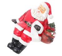 VALICLUD Santa Claus Resin Ornament Christmas Decoration Figurine Premium Craft for Home Desk Display Holiday Atmosphere Enhancer