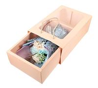 VALICLUD Scented Soap Flower Bouquet Present Box Elegant Arrangement for Valentine Day Mother Day Birthday Unique Decorative Soap Roses for Home and