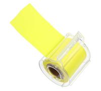 VALICLUD Self-adhesive Note Sticker Decorative Memo Sticker Yellow Abs Paper Metal Stylish Vibrant Color No Residue Strong Adhesive for Making To-do Lists and Office Use