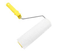 VALICLUD Self Leveling Spiked Flooring Roller Brush Plastic Defoaming Tool for Cement Floor Paint Bubble Removal and Smooth Surface Finishing