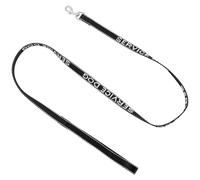 VALICLUD Service Dog Wear-resistant Nylon Pet Leash 15mm X 120cm Black, Portable Dog Accessory for Walking and Training