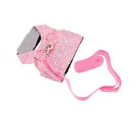 VALICLUD Set Pet Harness Vest and Leash Breathable Not Easy to Break Cloth Material Sewing Style Suitable for Indoor Taking Pictures Rabbit Small Pets