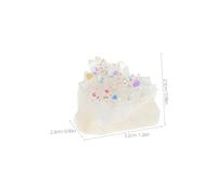 VALICLUD Seven Color Crystal Cluster Stones Magnetic Gemstones for Energy Balance Relaxation Aid and Educational Mineral Specimens Versatile Decor for Office Home Yoga and DIY Crafts