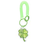 VALICLUD Shamrock Keychain Pendant Decorative Four-Leaf Keychain for Bags for Patrick and Practical Accessory for