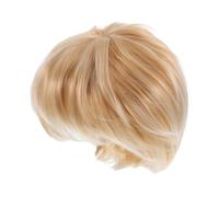 VALICLUD Short Brown Mixed Wigs for Women Dark Bangs Chic Short Synthetic Wig Lightweight Comfortable Fit Voluminous Texture for Daily Wear and Special Occasions