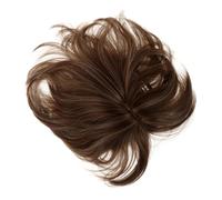 VALICLUD Short Curly Synthetic Hair Topper for Women Breathable Hair Piece 1 Piece Volume Enhancer