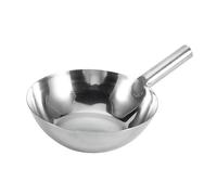 VALICLUD Short Handle Stainless Steel Water Ladle Kitchen Utensil for Household and Garden Use Compact Flat Bottomed Scoop Spoon Heat Resistant Grip Multi Functional Cooking and Watering