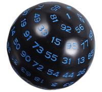 VALICLUD Sided Polyhedral Acrylic Dice Reusable Smooth Practical Game Dice for Role-playing Games and Math Teaching Board Accessory