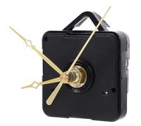 VALICLUD Silent Clock Mechanism Kit with Golden Plastic Motor and Hands, Highly Accurate and Silent Technology for DIY Craft Clock Making and Three-dimensional Embroidery Projects