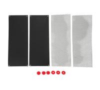 VALICLUD Silent Hamster Nail Grinding Pad for Running Wheel, Black Abrasive Felt Mat Accessory, Small Animal Quiet Trimmer Cushion for Cage Exercise