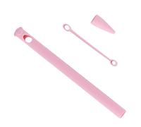 VALICLUD Silica Gel Case with Pig Nose Design for Generation Pencil Compatible Pencil Protective Cover Soft Pink Silicone Sleeve