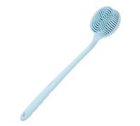 VALICLUD Silicone Back Scrubber with Long Handle Portable Exfoliating Bath Brush for Body Cleansing Comfortable Grip Easy to Clean for Daily Use for Loved Ones