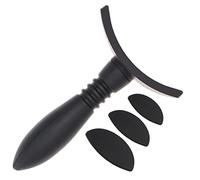 VALICLUD Silicone Eyeshadow Stamp Set 4pcs with Handle, Large Medium Small Applicators for Quick Eye Shadow Application, Convenient Makeup Tool for Women and Girls