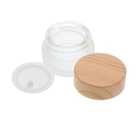 VALICLUD Simple Nail Art Washing Cup with Lid Frosted Glass Container for Nail Art Liquid Convenient Small Glass Jar for Manicure Cleaning Color Design for Beauty Enthusiasts and Beginners