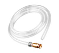 VALICLUD Siphon Hose for Gasoline Durable Copper PVC Fuel Transfer Hose Liquid Transfer Pump Multi Purpose Manual with Clamps for Efficient