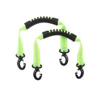 VALICLUD Ski Boot Carrier Strap with Hook, Adjustable Nylon Shoulder Sling | Reflective Tape, Black Abrasion-resistant Fabric, Foldable Build, Fits Snowshoes and Roller Skates