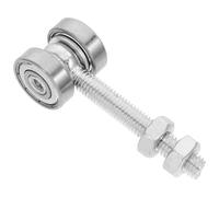 VALICLUD Sliding Door Roller Replacement with Double Ball Bearings Smooth Operation Sturdy Sliding Screen Door Rollers, Silver Metal Pulley for Home Improvement Tools