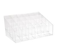 VALICLUD Slot Clear Acrylic Lipstick Organizer Stand Makeup Storage Display Holder for Cosmetics for Home Professional Use Keeps Lipstick Makeup Neat
