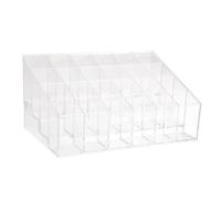 VALICLUD Slot Lipstick Stand Acrylic Makeup Lipstick Display Organizer Storage Rack Holder for Lip Glosses and Cosmetics Organiser
