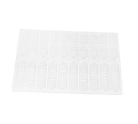 VALICLUD Slot Microscope Slide Holder Tray for Laboratory Sturdy Plastic Slide Storage Rack with Quick Drying Function and Portable Design for Specimen Handling and Staining