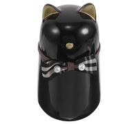 VALICLUD Small Ashes Container Cat Shaped Ceramic Pet Urn Lightweight Long Time Preservation Elegant Decorative Memorial Box for Home Display Pet Memorial Random Color