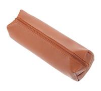 VALICLUD Small Pencil Bag Makeup Brush Holder Travel Cosmetic Tool Bag Leather Creative Design Practical Not Easy to Break Casual Use