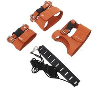 VALICLUD Small Pet Vest Harness and Leash Set for Squirrel, Hamster, Ferret, and Chinchilla - Coffee Color Chest Strap with 2m Traction Rope for Outdoor Travel and Small Animal Walking