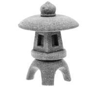 VALICLUD Small Resin Pagoda Statue for Micro Landscape Decor with High Simulation and Fine Workmanship, Fish Tank Decoration and Indoor Outdoor Mini Garden Ornament