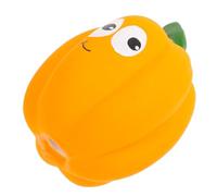 VALICLUD Small Squeaky Dog Pumpkin-shaped Latex Pet Interactive Squeaky Chewing Reduces Destructive Behavior Halloween Dog for Puppies