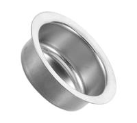 VALICLUD Small Stainless Steel Arabic Incense Burner Replacement Cup Insert 50x40x17mm No-hole Charcoal Screen Tray for Home Fragrance and Ritual Use