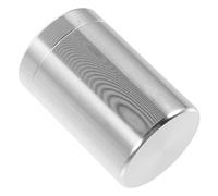 VALICLUD Small Tea Canister Aluminum Alloy Compact Travel Sealed Jar