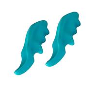 VALICLUD Small Thumb Massager Ergonomic Trigger Point Massage Tools Portable Deep Tissue Relief Green Mini Massagers for Travel and Home Use