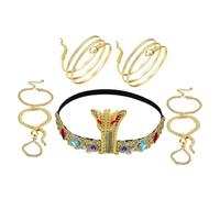 VALICLUD Snake Headband Egyptian Costume Boys and Girls Snake Headpiece Halloween Prop