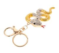 VALICLUD Snake Keyring 5'' Zodiac Animal Year of The Snake Metal Pendant for Women