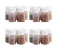 VALICLUD Soil Sample Set 5 Bottles Scientific Experiment Soil Samples in Vials for Laboratory Education Classroom Use