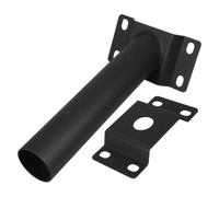 VALICLUD Solar Light Pole Bracket for Outdoor Street Lights Black Steel Construction with Stable Support and Easy Installation and Solar Powered Design