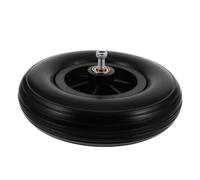 VALICLUD Solid Replacement Front Wheelchair Wheels Anti-Slip PVC PU Casters for Mobility Walkers Vibration-reducing Rollers Easy Maintenance for Seniors