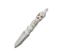 VALICLUD Spiritual Bone Necklace for Men Handmade Amulet Jewelry Durable Tibetan Design for Mindful Breathing for Buddhist Practices Everyday Wear