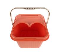 VALICLUD Square Foot Bath Bucket with Lid Thickened Plastic Foot Soak Tub with Built Massage Points for Deep Relaxation and Muscle Relief for Adults and Elderly