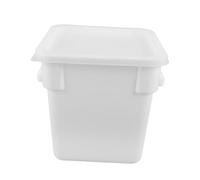 VALICLUD Square Plastic Storage Tub with Lid 8l for Beverage Kitchen Use