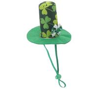 VALICLUD St Patrick's Day Pet Hat for Dogs and Cats Comfortable Shamrock Design Festive Costume Accessory Fits Various Adorable Holiday Dress-up