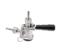 VALICLUD Stainless Steel D Type Keg Coupler with Pressure Relief Valve Beer Keg Tap Distributor for Homebrew Draft Beer Dispensing Compatible with Hose Wear Resistant Replacement