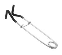 VALICLUD Stainless Steel Fish Mouth Expander Pliers Portable Multifunctional Fish Hook Removal Tool for Freshwater Fishing and Saltwater Use with Sturdy Silver Finish