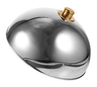 VALICLUD Stainless Steel Food Cover Dome with Golden Bead Heavy Duty Heat-concentrating Lid for Home Restaurant Hotel Dust and Fly Protection for Grilled Meat Poultry Bread BBQ and Outdoor